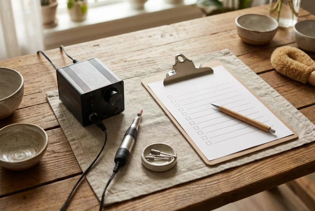 Dobra frezarka do paznokci: 7 parametrów, które naprawdę decydują o tempie pracy (nie waty)