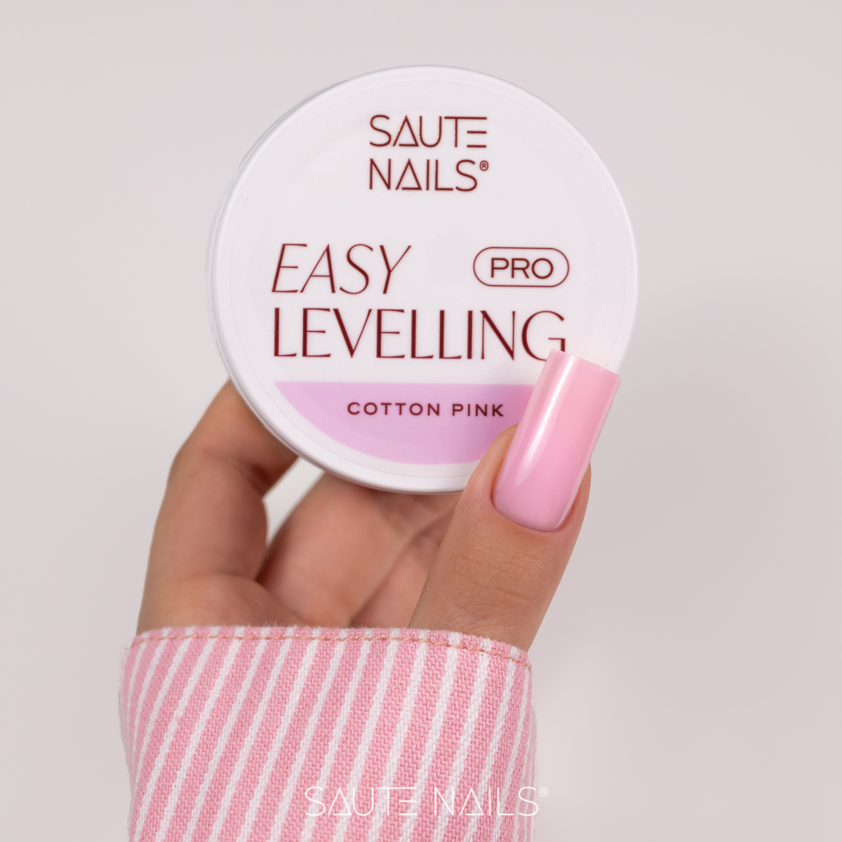 Modelovacie gély Easy Levelling PRO Cotton Pink 30g