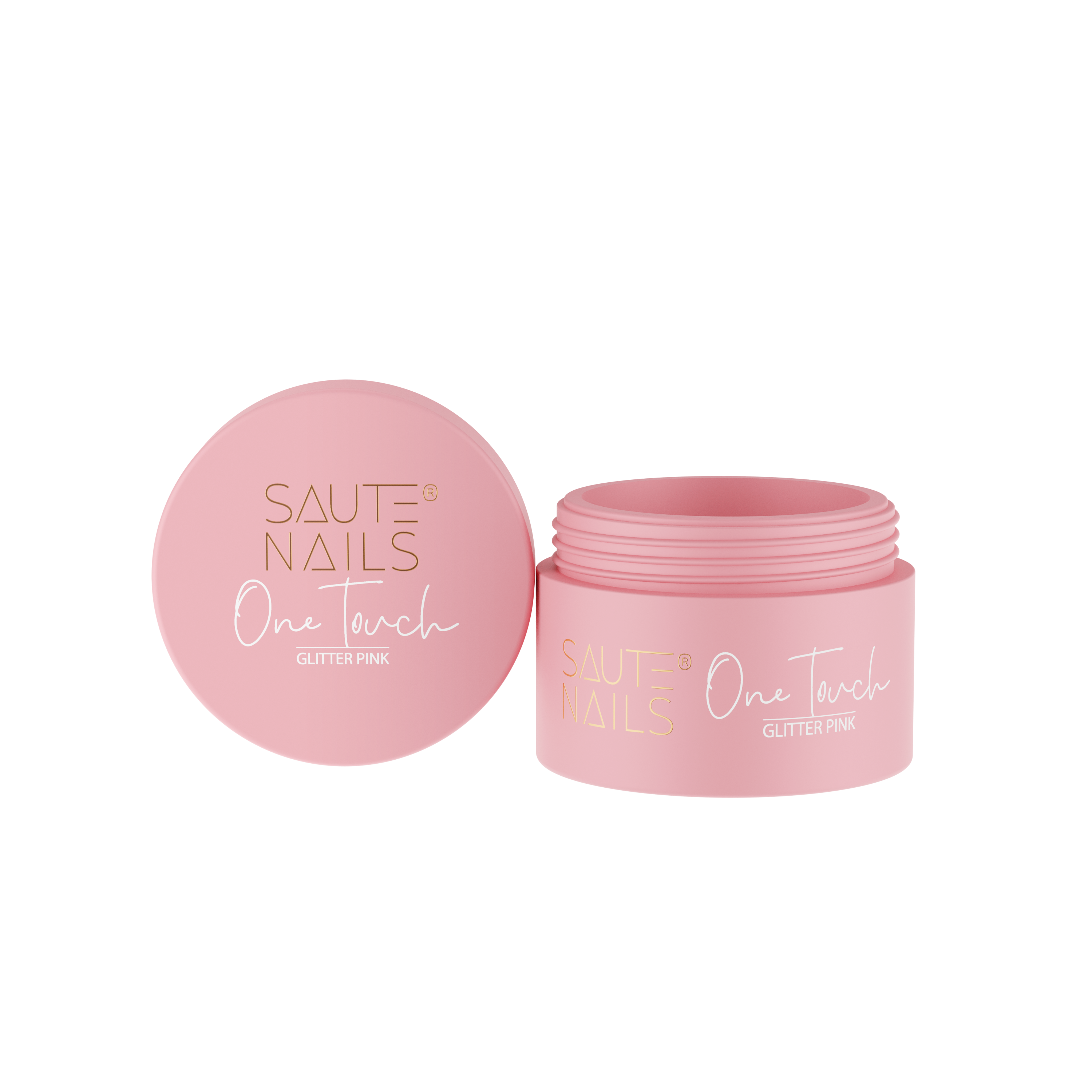 Modelovacie gély One Touch Glitter Pink 30g