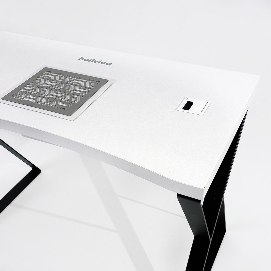 Holivica manikúrový stôl s výrezom na odsávačku prachu