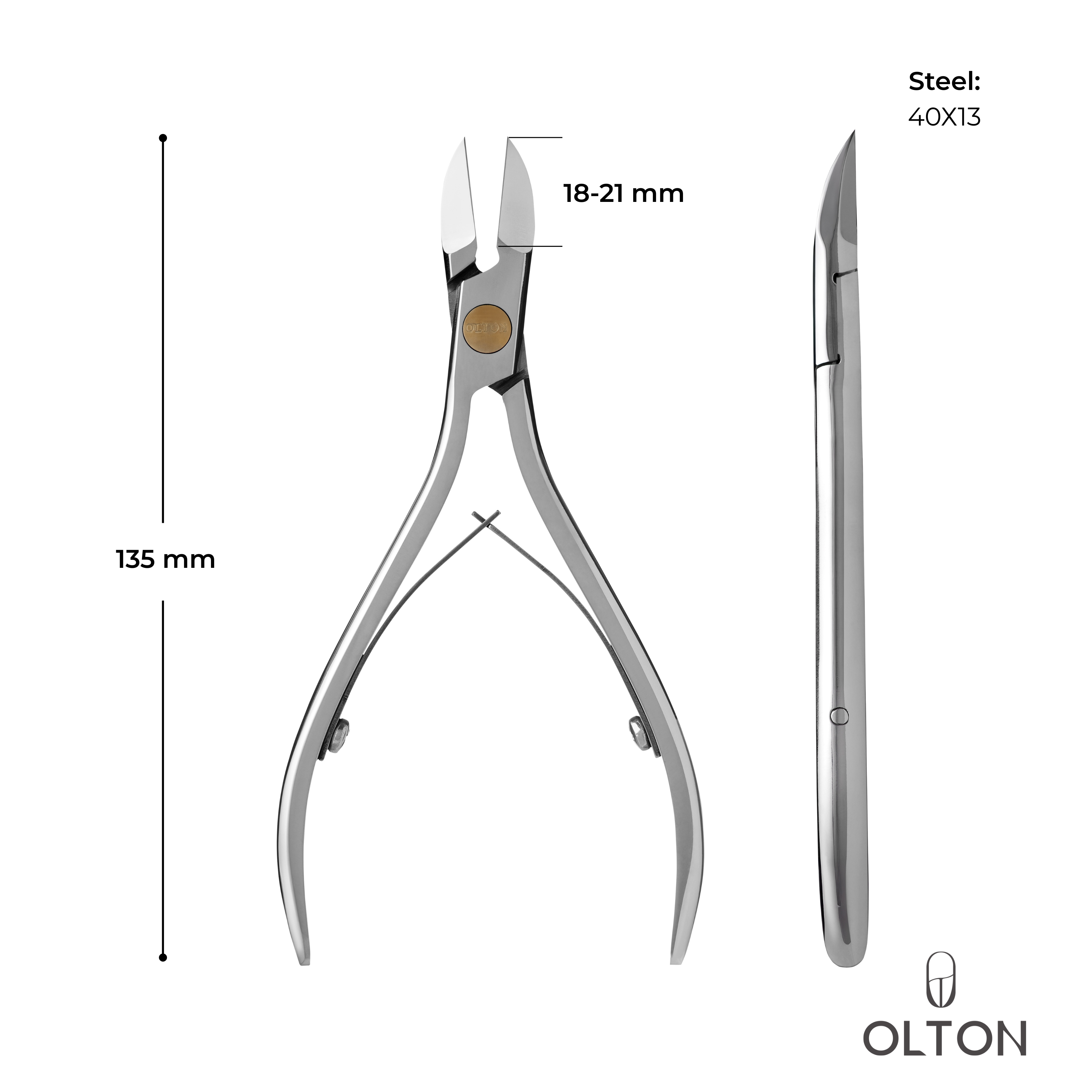 OLTON Cęgi do paznokci XS | XXXL | XXXL-N
