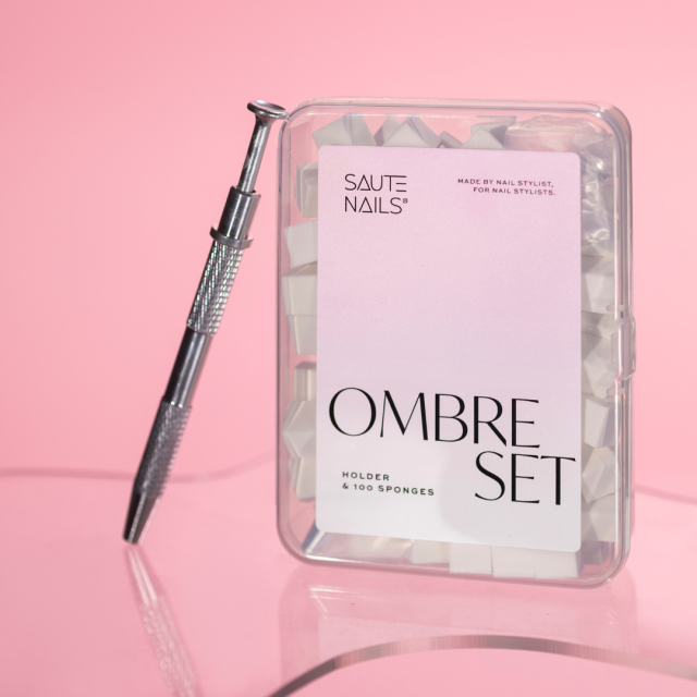 Ombre set – držiak + 100 hubiek