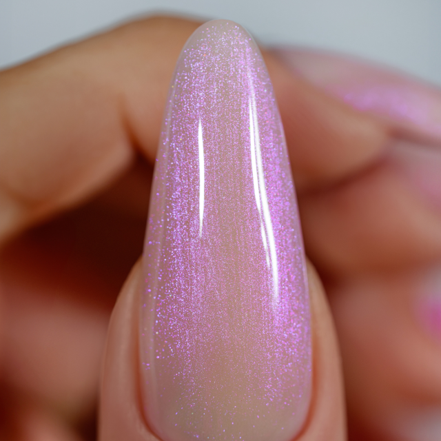 Hybridný top coat Pink Pearl