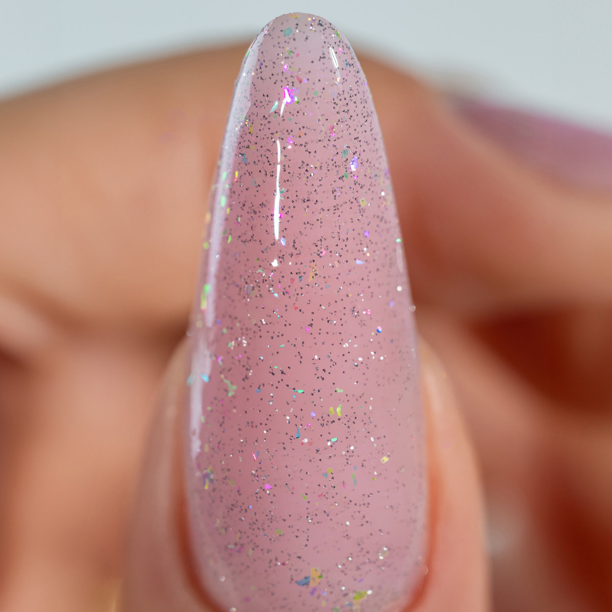 Hybridný top coat Silver Flash